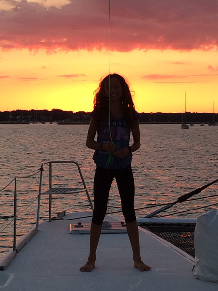 guests enjoying cruise around Sag Harbor and Gardiners bay